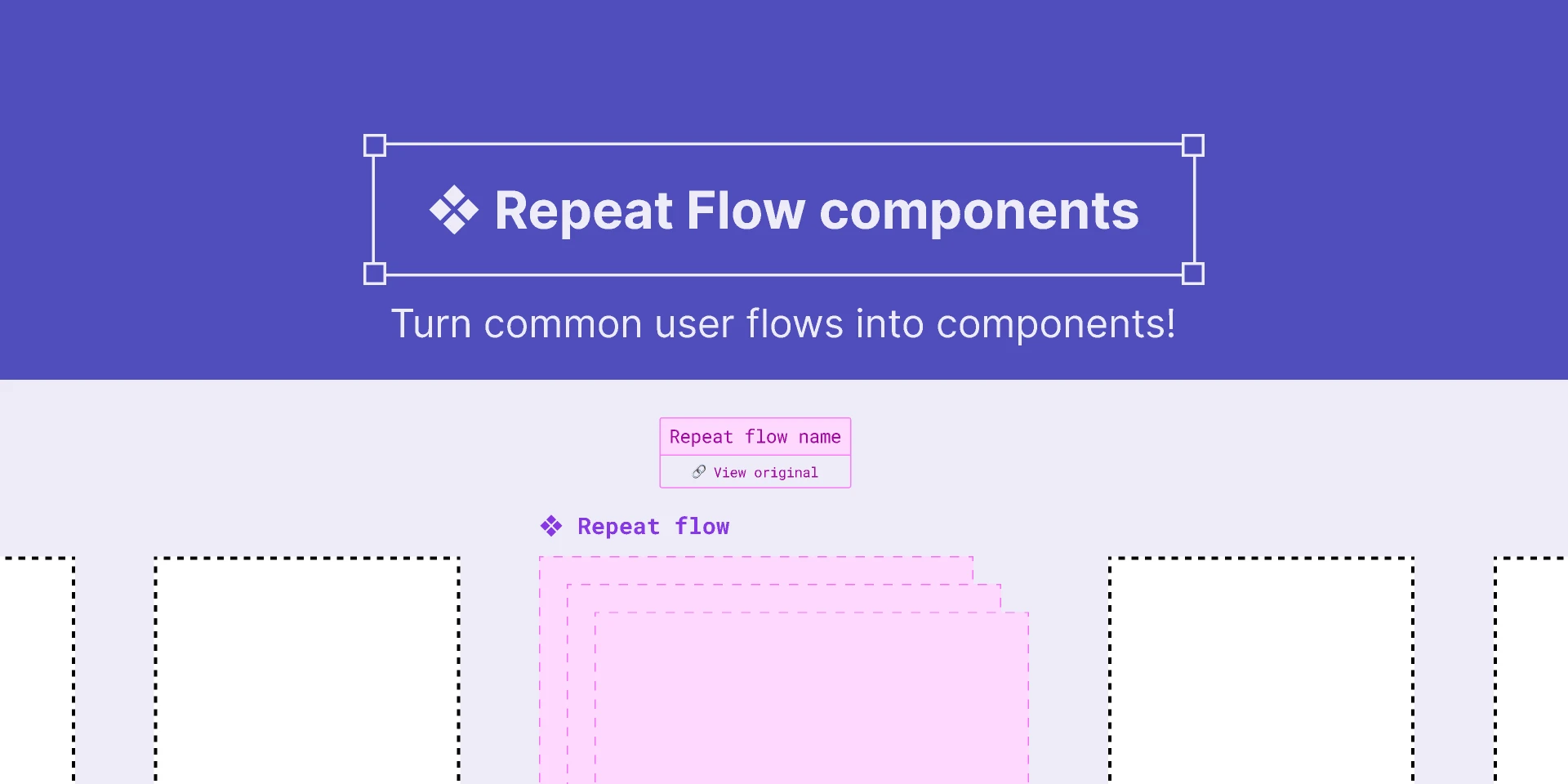  Repeat flow components for Figma and Adobe XD