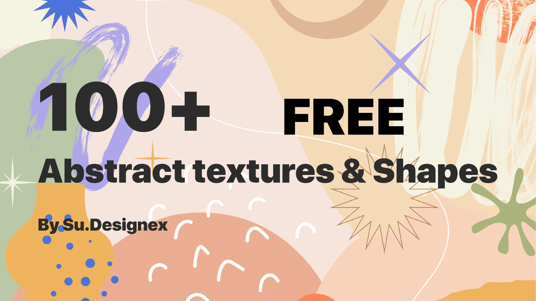 100+ Free Abstract textures & shapes for Figma and Adobe XD