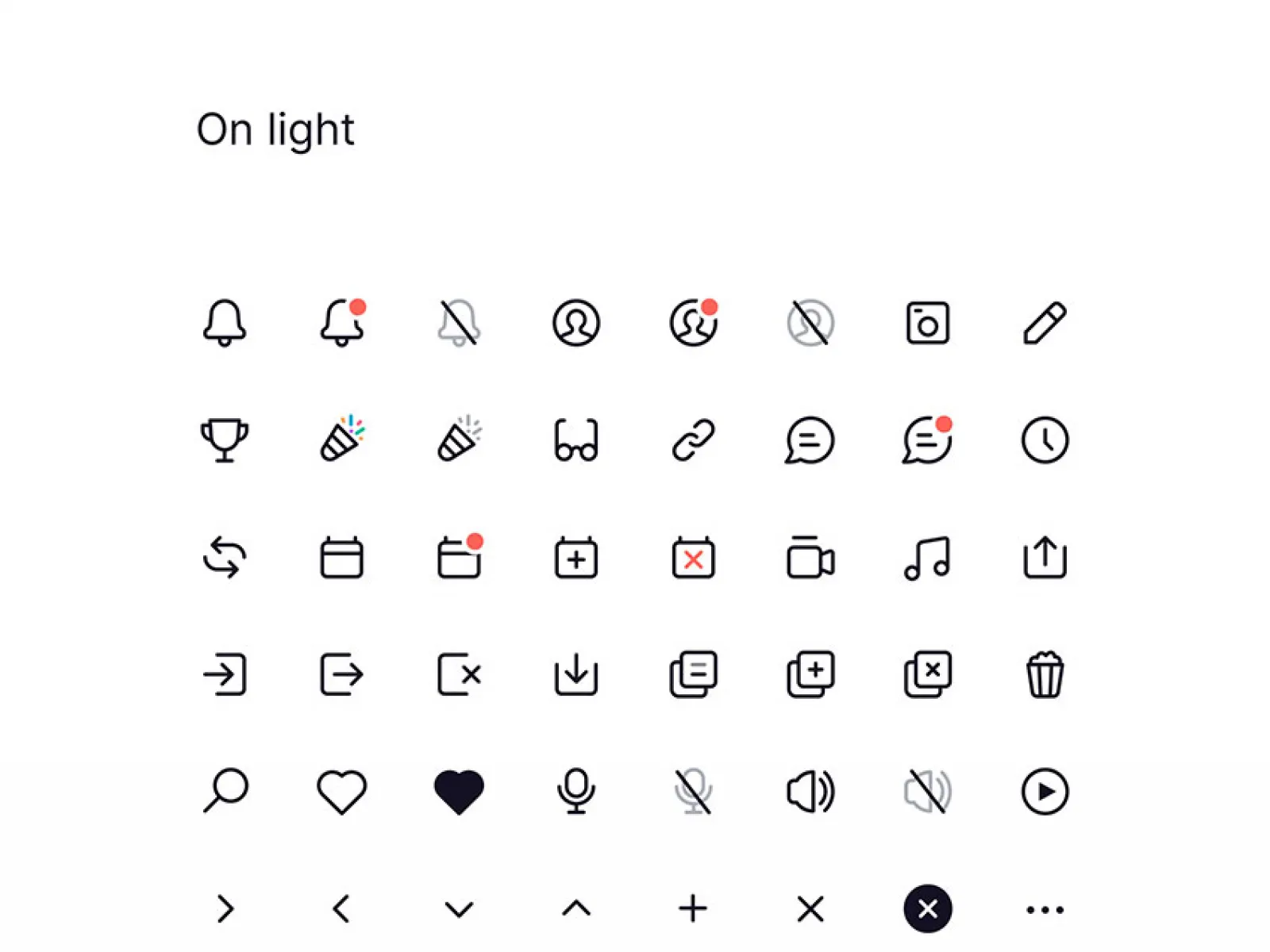 126 Free Clean Icons  - Free Figma Template