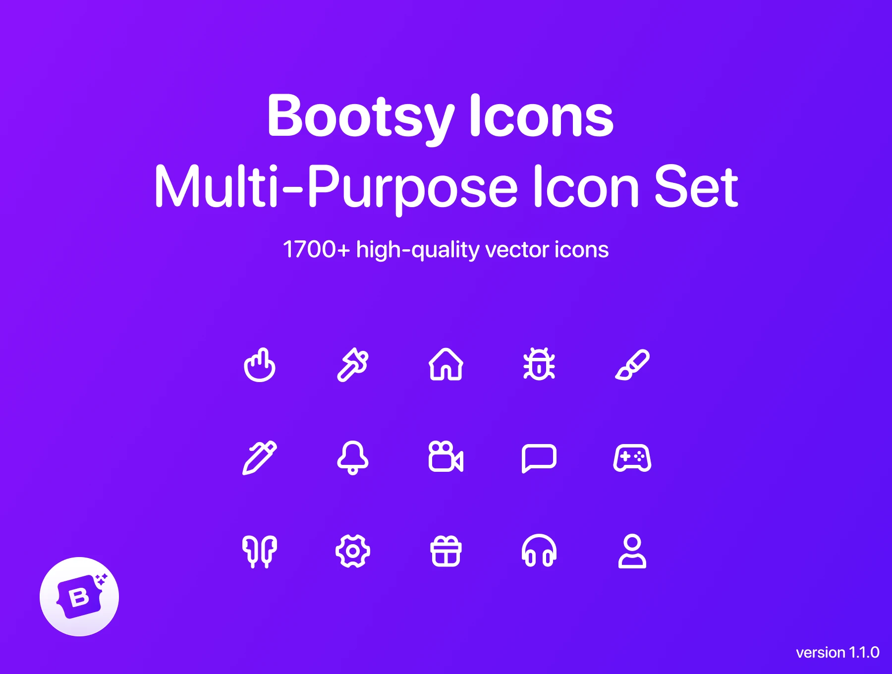 1700 icon - Bootsy 1.1 + Duotone icons set for Figma and Adobe XD