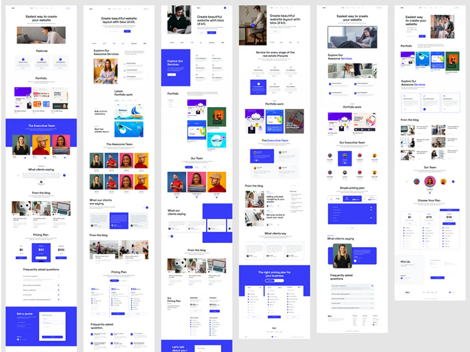 200+ UI Design Blocks  - Free Figma Template