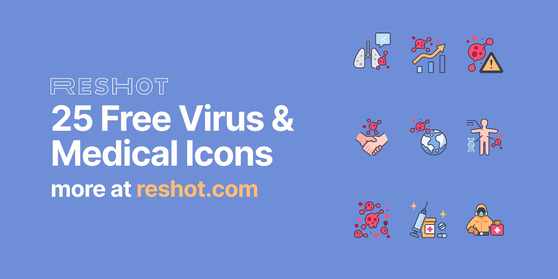 25 Free Virus & Medical Icons for Figma and Adobe XD