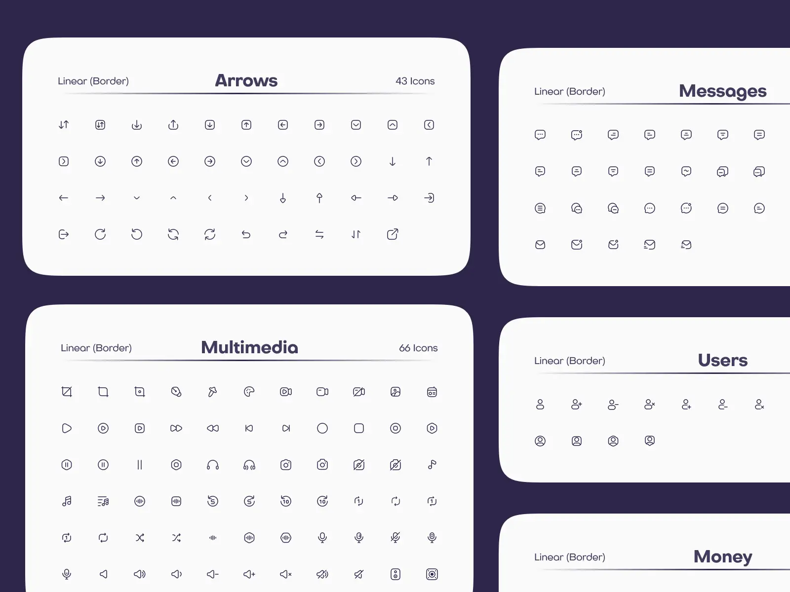 2700+ Modern Icons for Figma and Adobe XD No 3