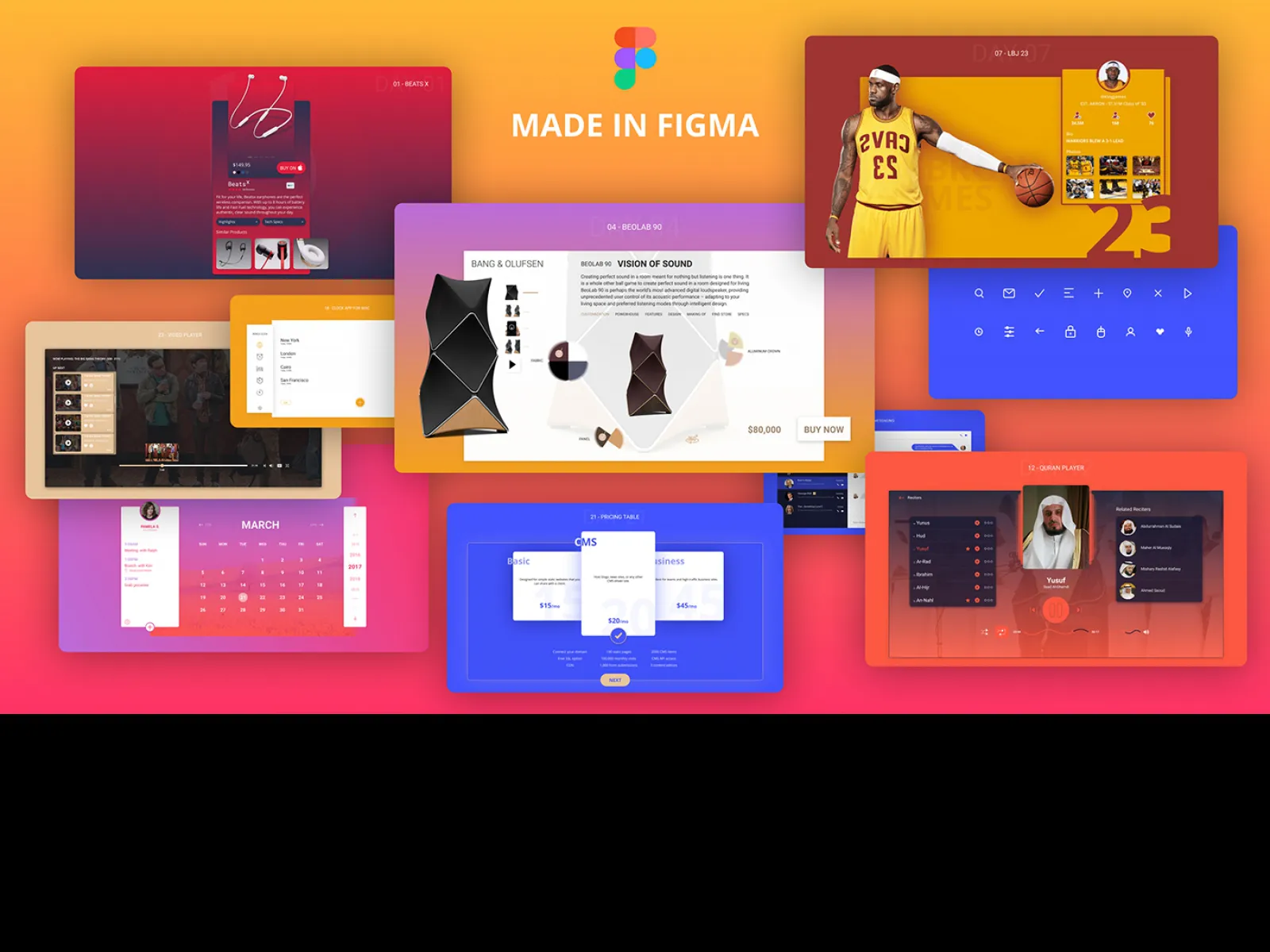 31 Free Challenge UI Kits  - Free Figma Template