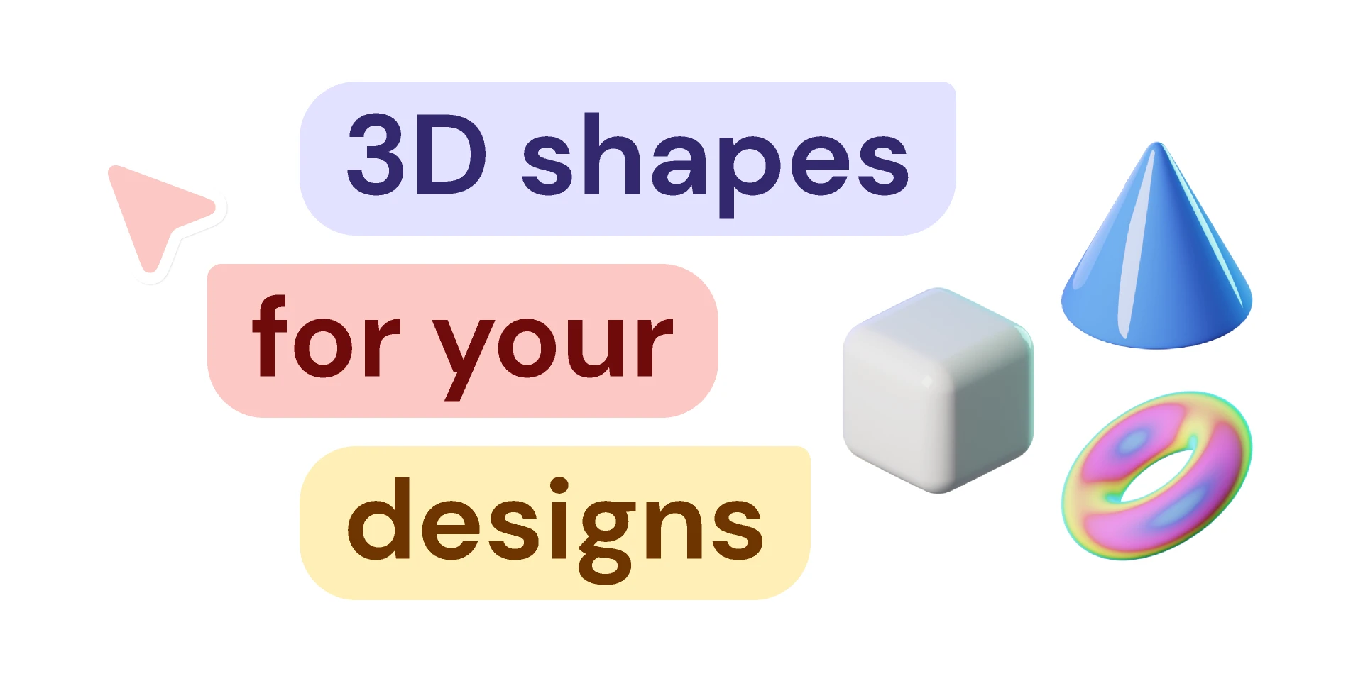 3D shapes for Figma and Adobe XD
