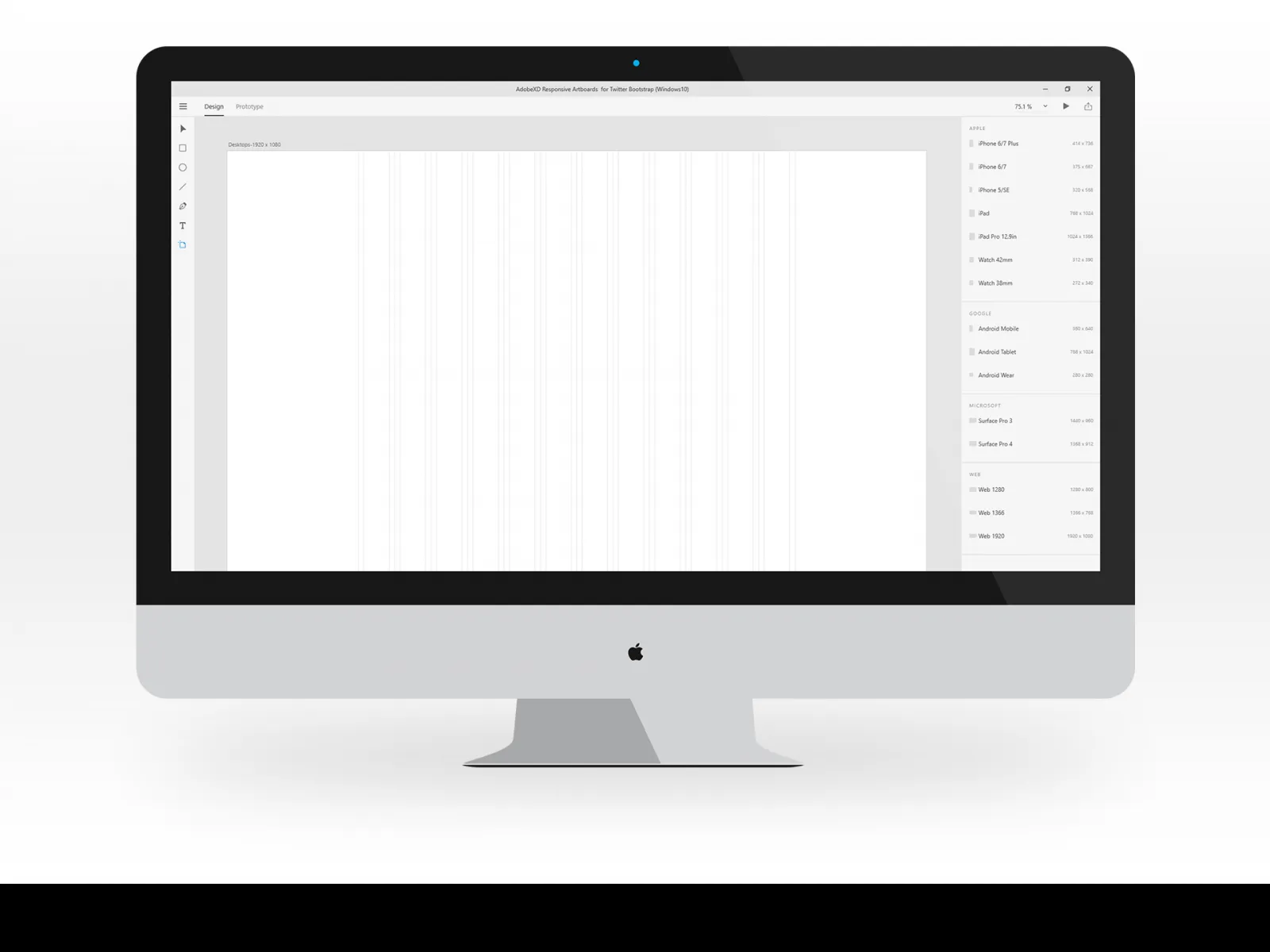 4 Responsive Grid Artboards  - Free Figma Template