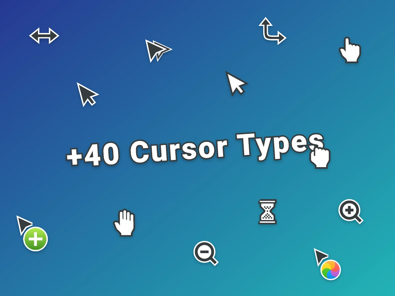 +40 Types of Cursor for Figma and Adobe XD