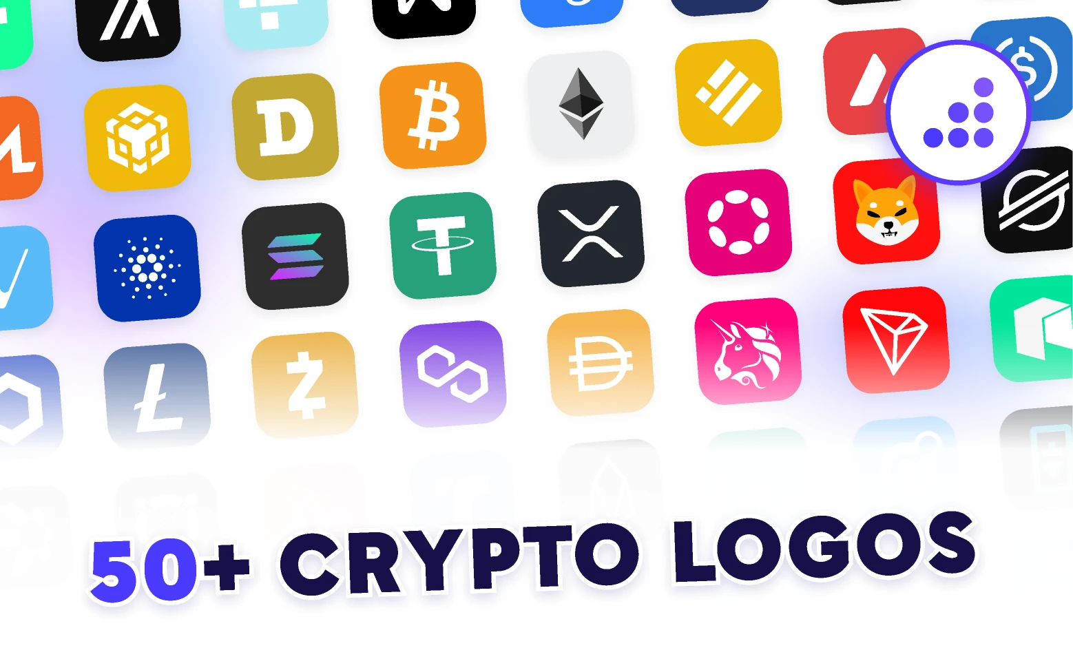 50+ Crypto Logos | BRIX Templates for Figma and Adobe XD
