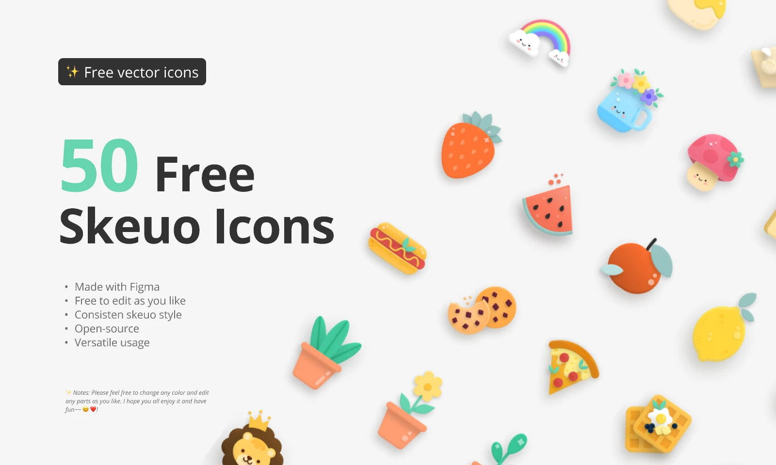 50 Free skeuo icons for Figma and Adobe XD