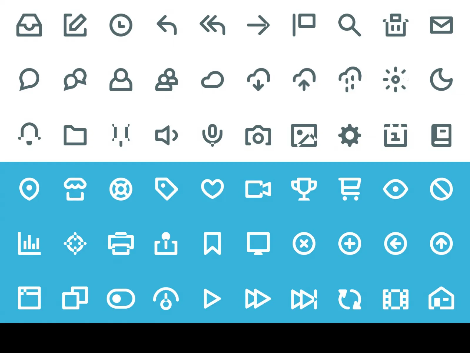 60 Vicons Free Icon Set  - Free Figma Template