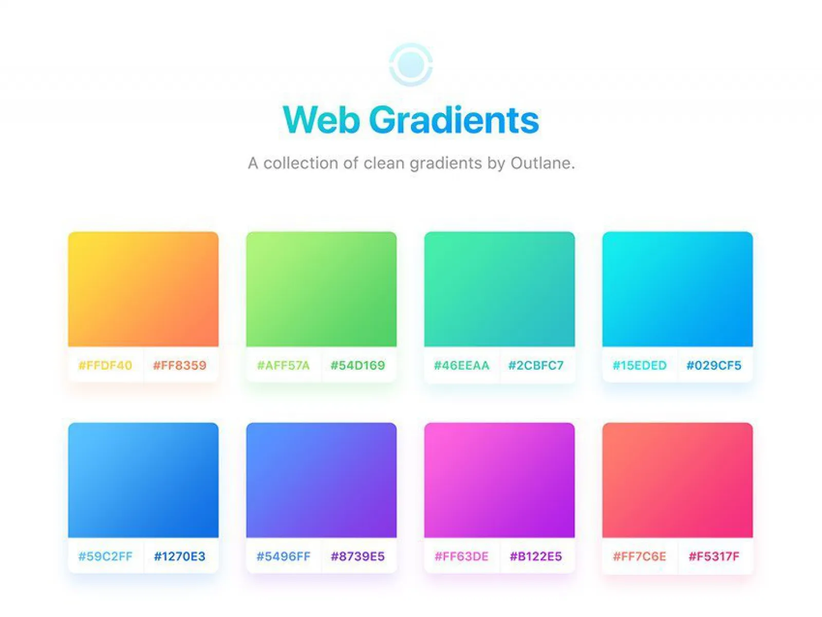 8 Free Simple Web Gradients  - Free Figma Template