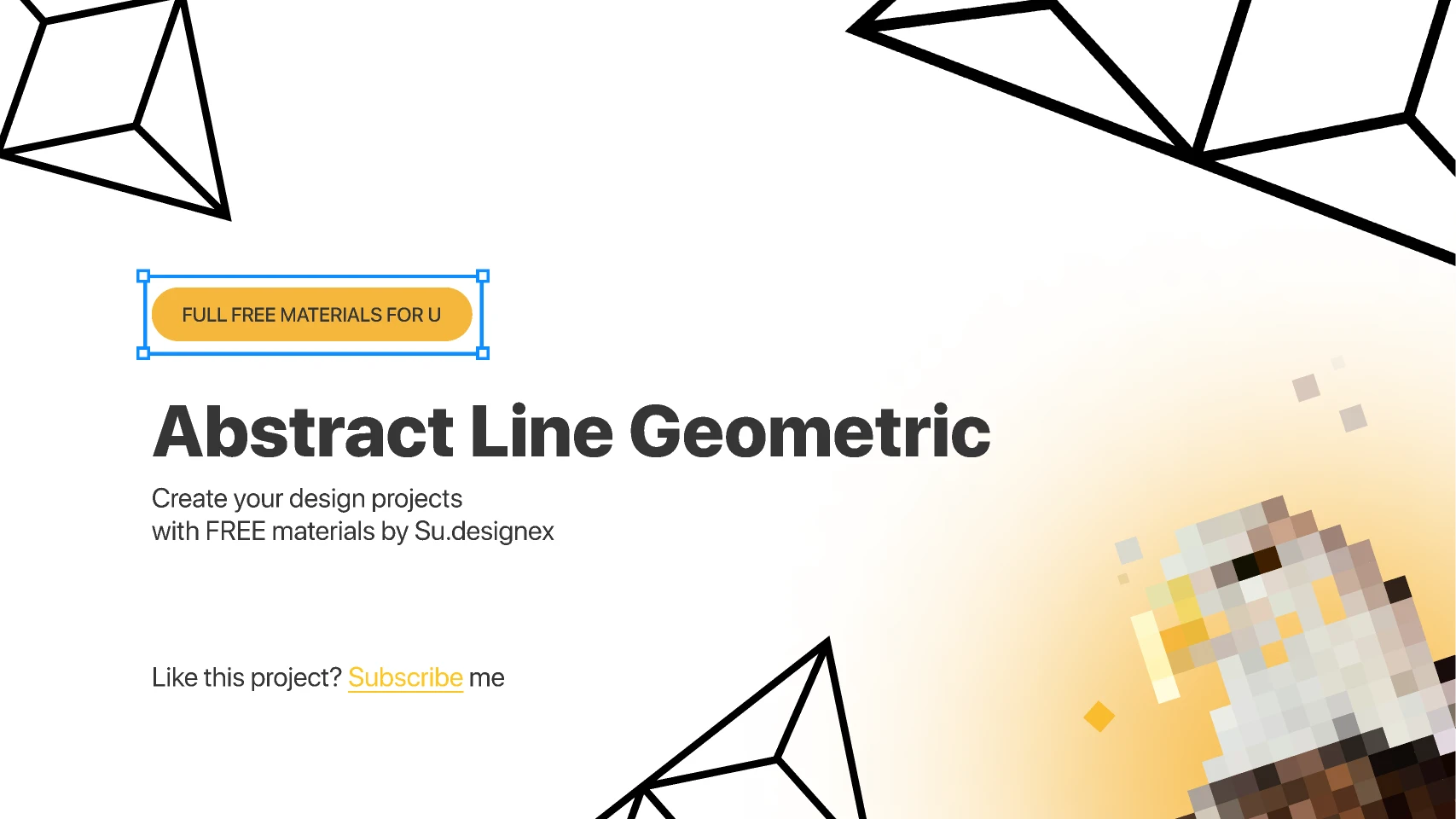 Abstract Line Geometric for Figma and Adobe XD