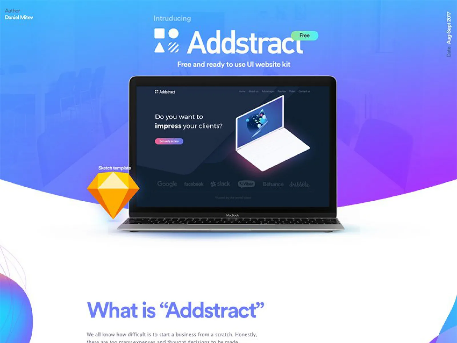 Addstract Free Web UI Kit  - Free Figma Template