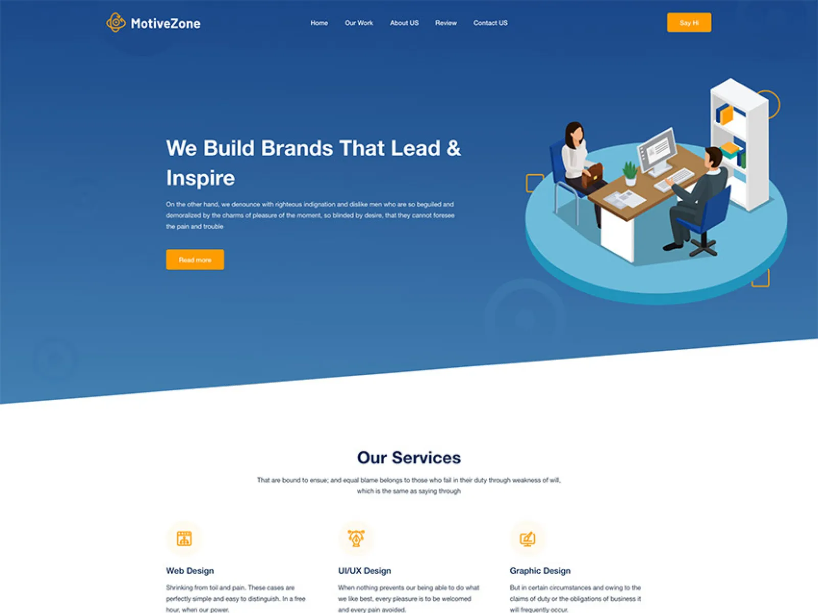 Agency Landing Page  - Free Figma Template