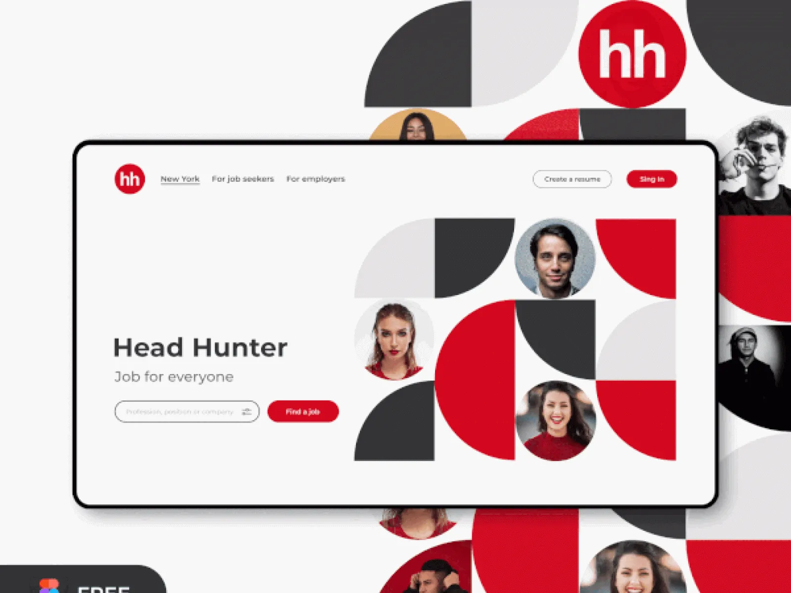 Agency Website Template  - Free Figma Template