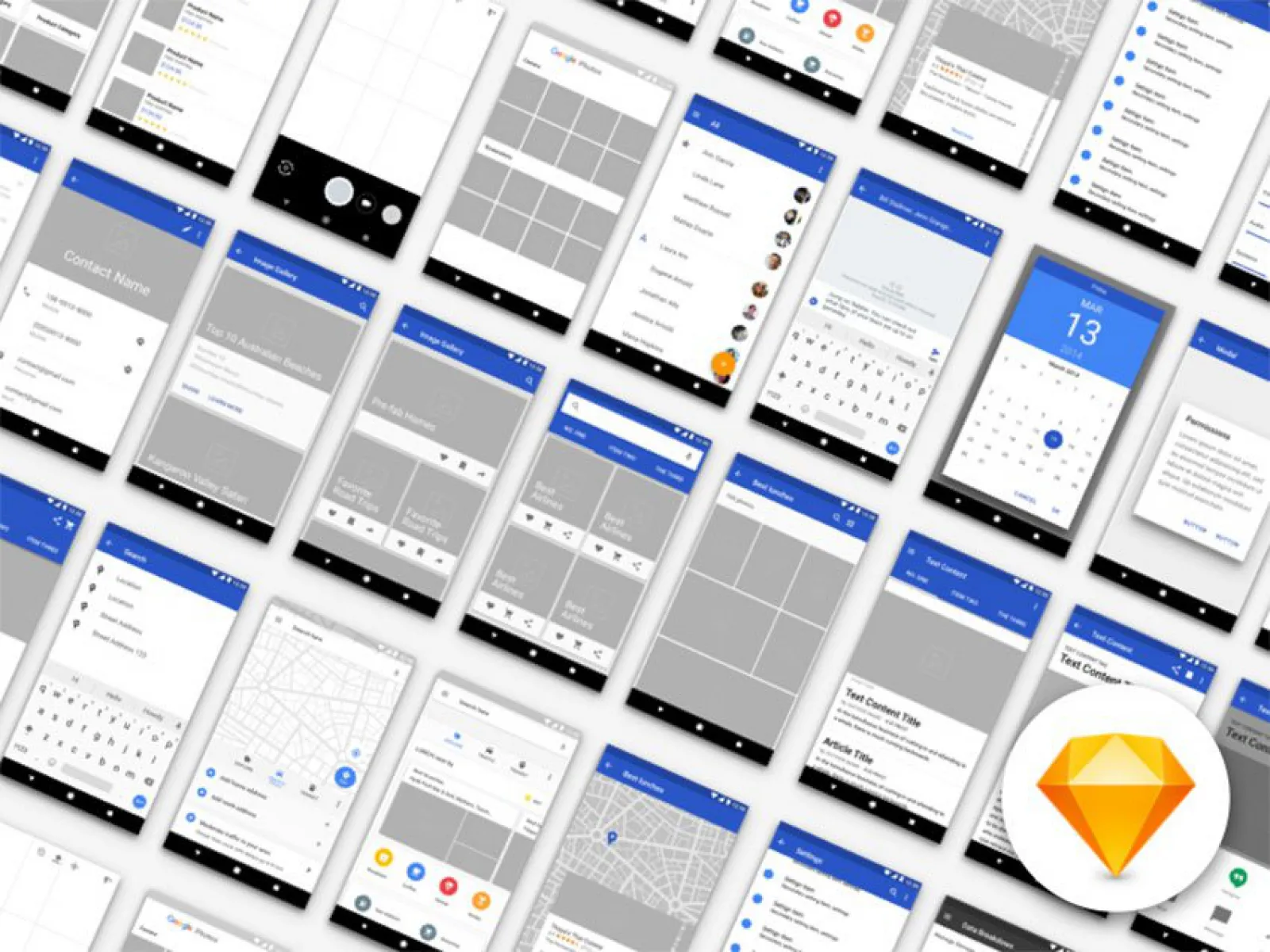 Android 8.0 Oreo UI Kit  - Free Figma Template