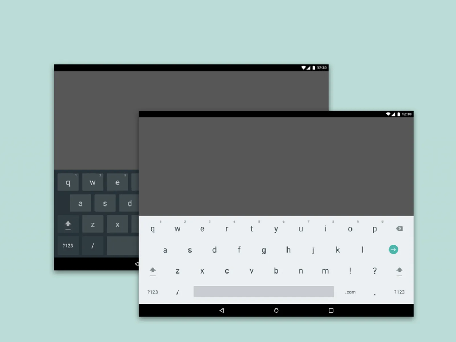Android Tablet Keyboard  - Free Figma Template