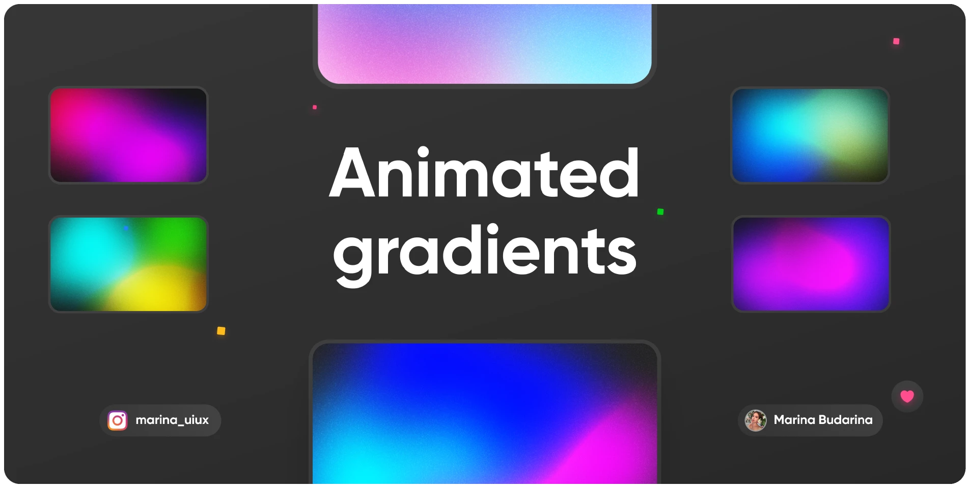 Animated gradients for Figma and Adobe XD