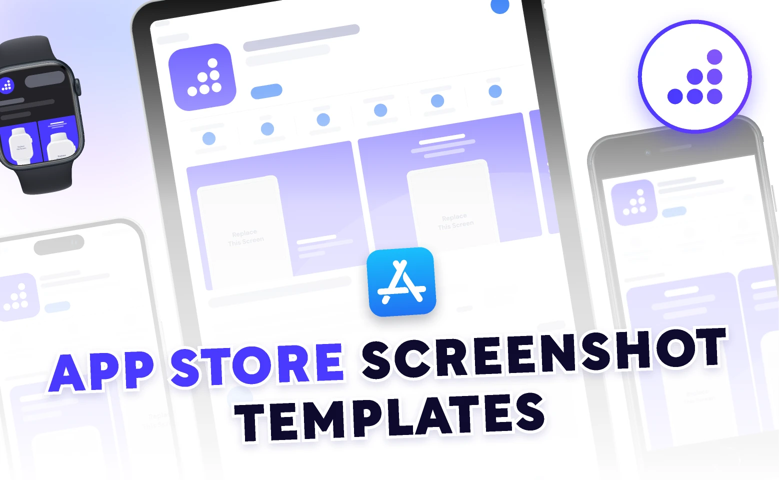 App Store Screenshot Templates | BRIX Template for Figma and Adobe XD