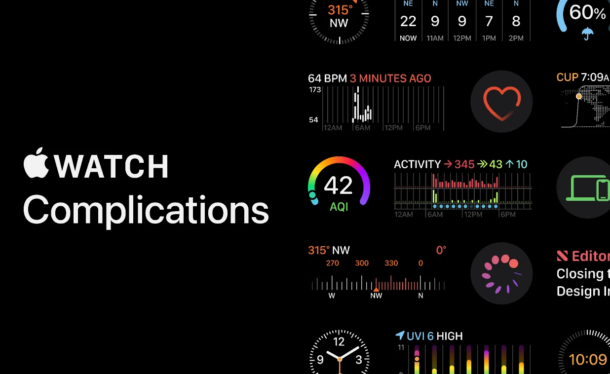 Apple Watch Complications for Figma and Adobe XD
