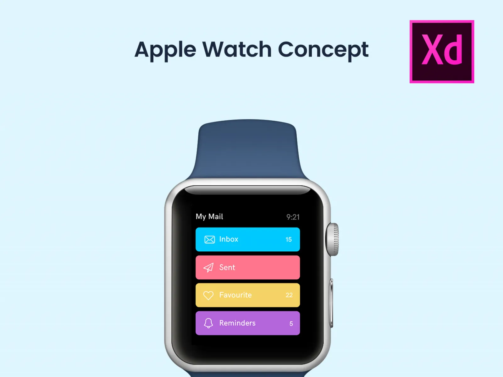 Apple Watch Design Concept  - Free Figma Template