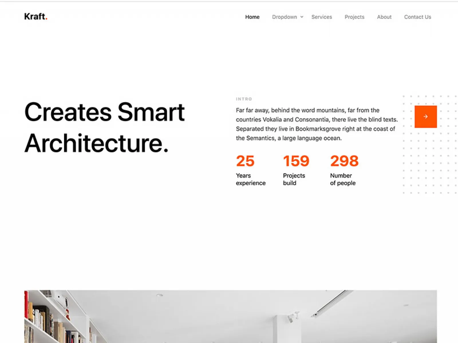Architect HTML Template  - Free Figma Template