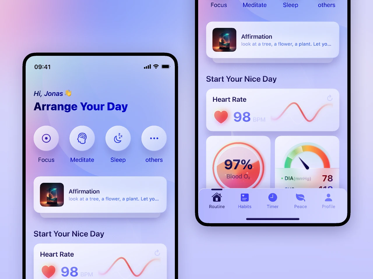 Arrange Your Day App for Figma and Adobe XD