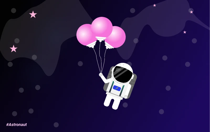 Astronaut for Figma and Adobe XD