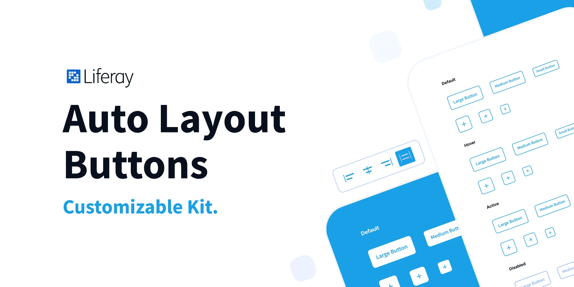 Auto Layout Buttons  Kit for Figma and Adobe XD