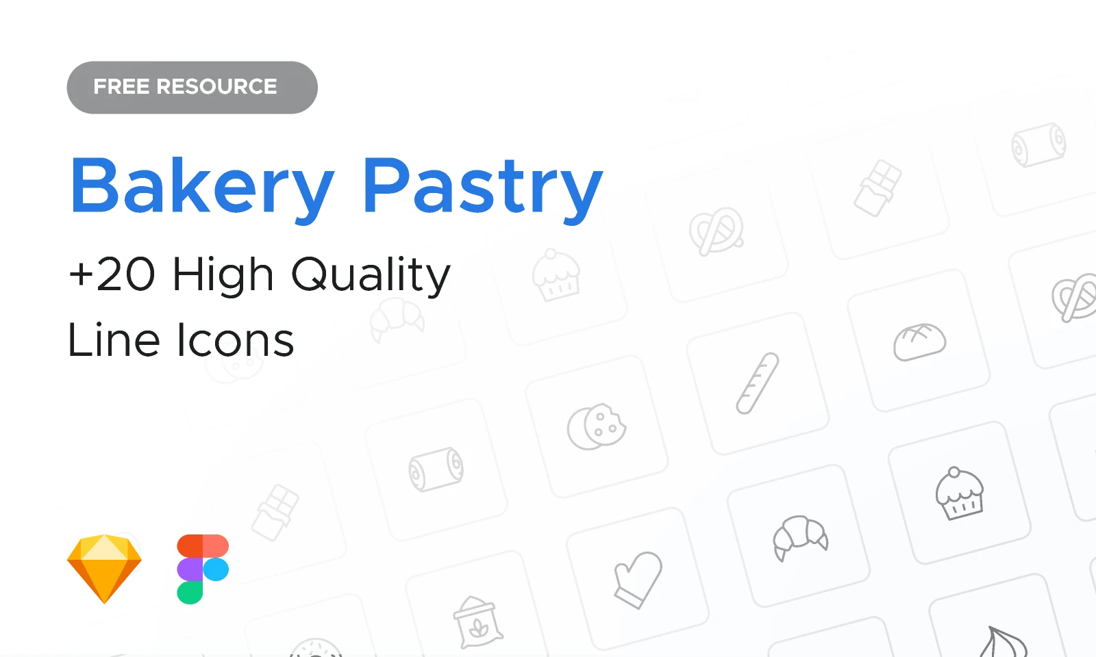 Bakery  Icons Pack for Figma and Adobe XD