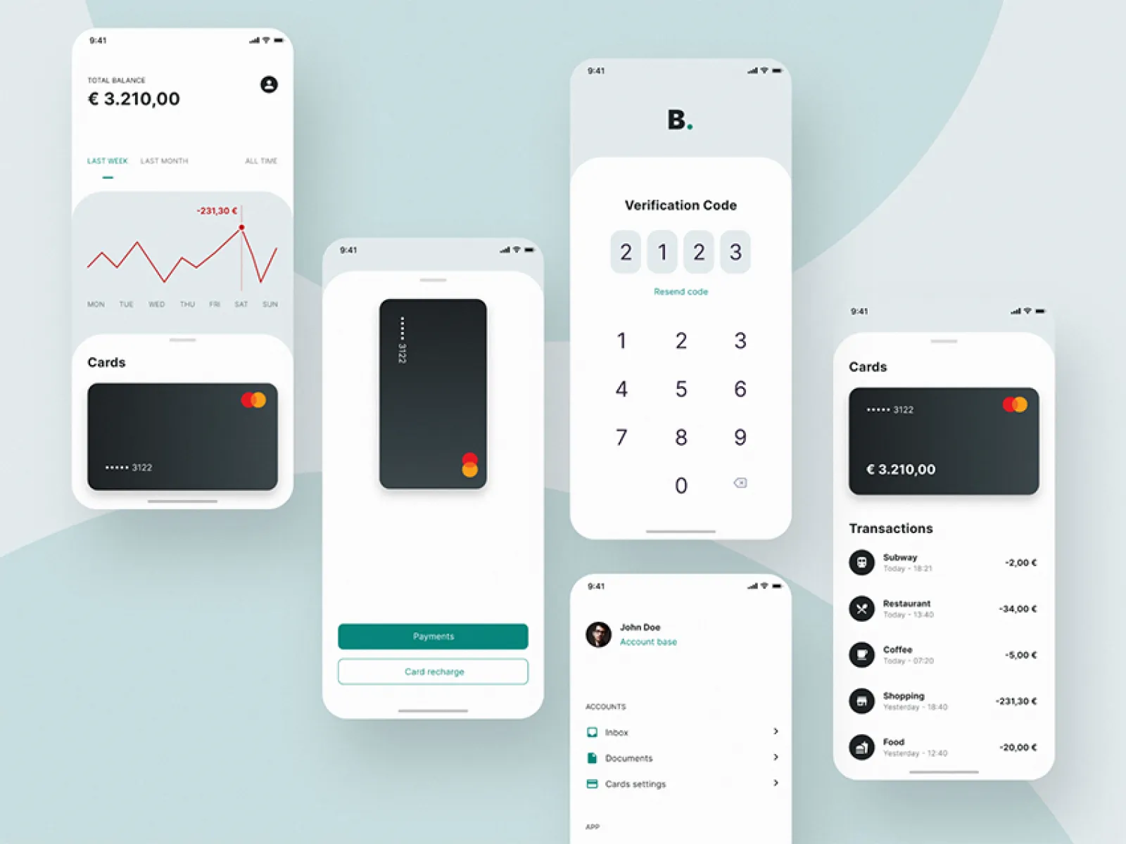 Banking App UI Kit  - Free Figma Template