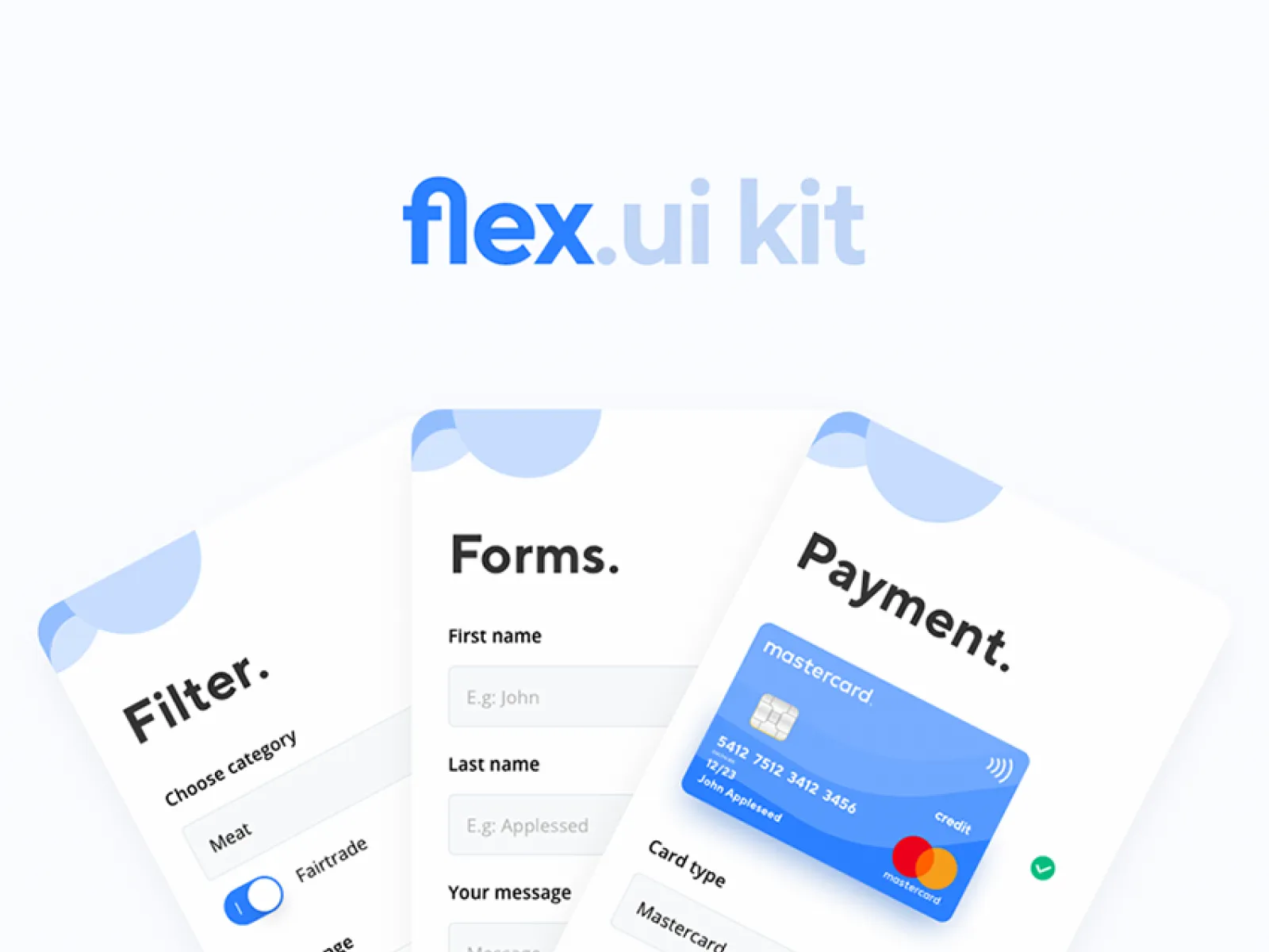 Basic Style UI Kit  - Free Figma Template
