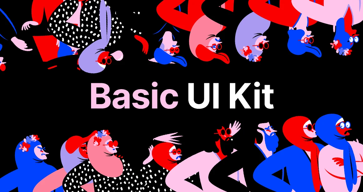 Basic UI Kit for Figma and Adobe XD