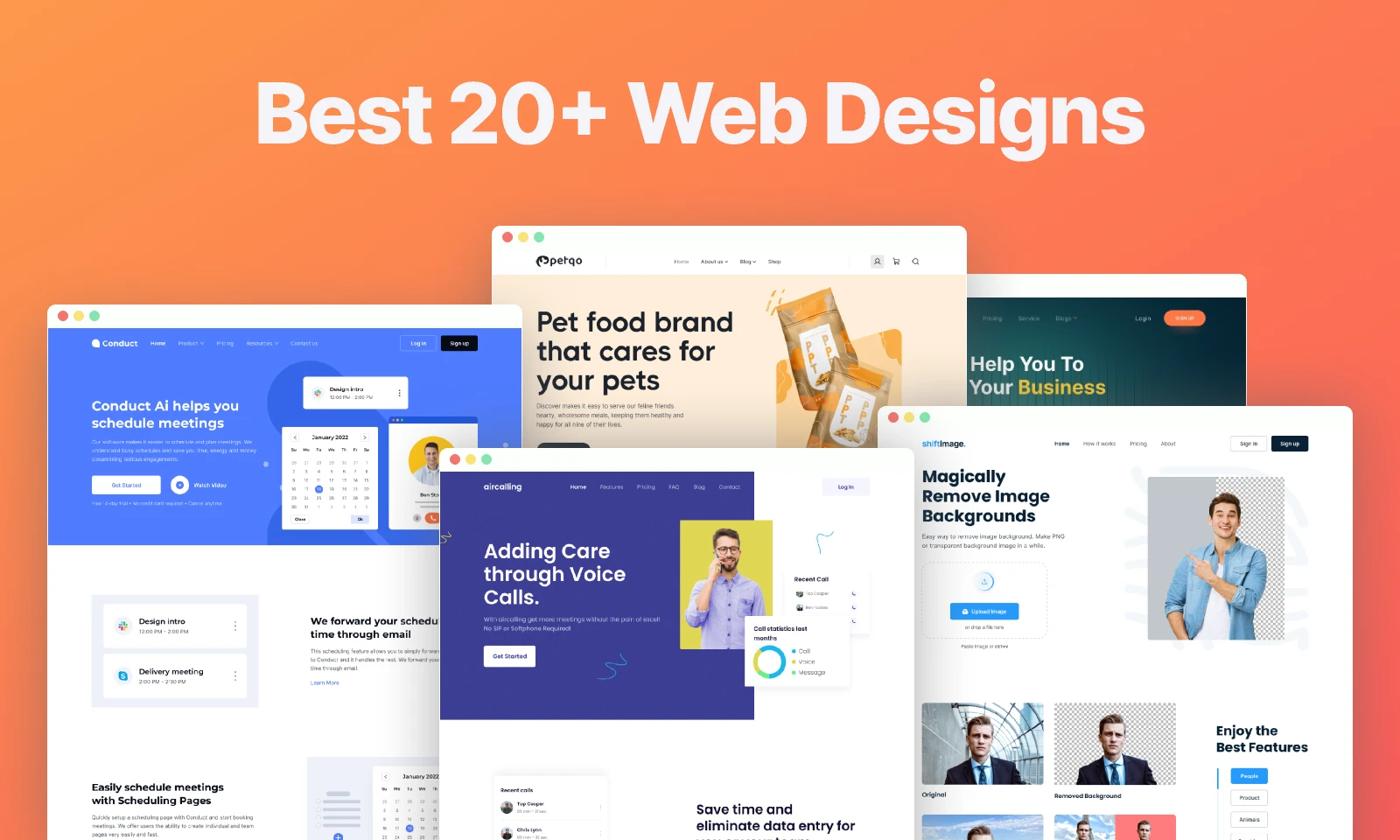 Best 20+ Web Designs for Figma and Adobe XD