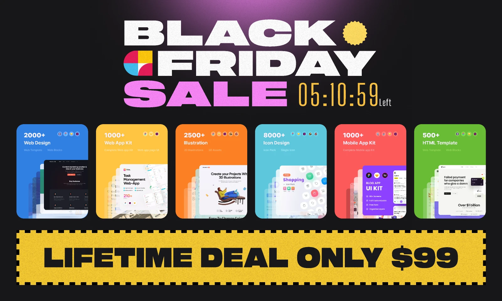 Black Friday Lifetime Deal for Figma and Adobe XD