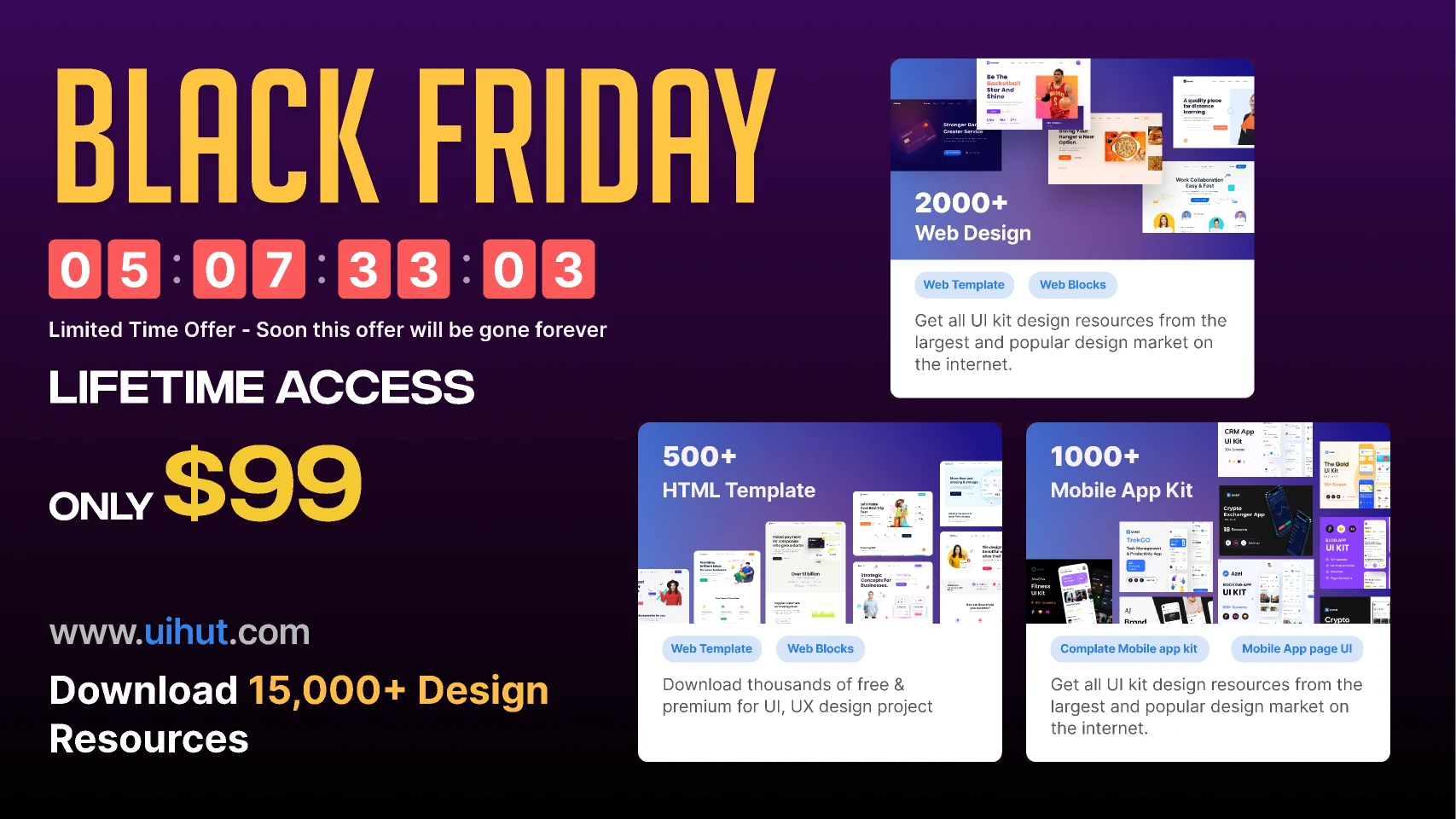 BLACK Friday Offer for Figma and Adobe XD