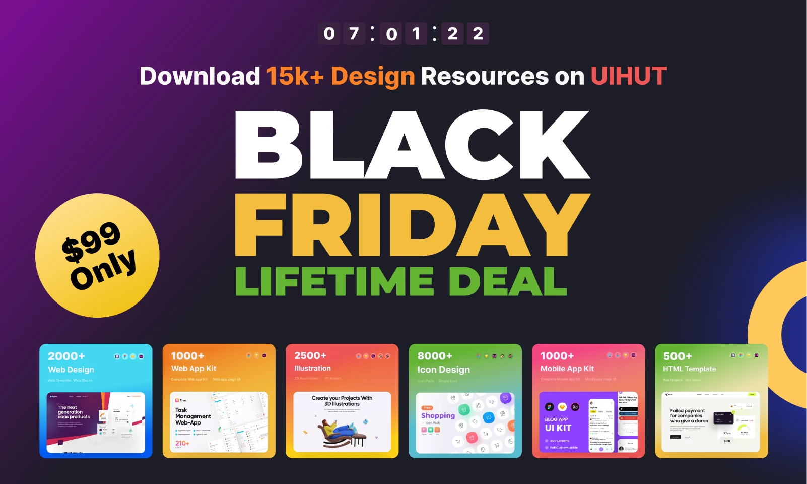 Black Friday Sale  for Figma and Adobe XD