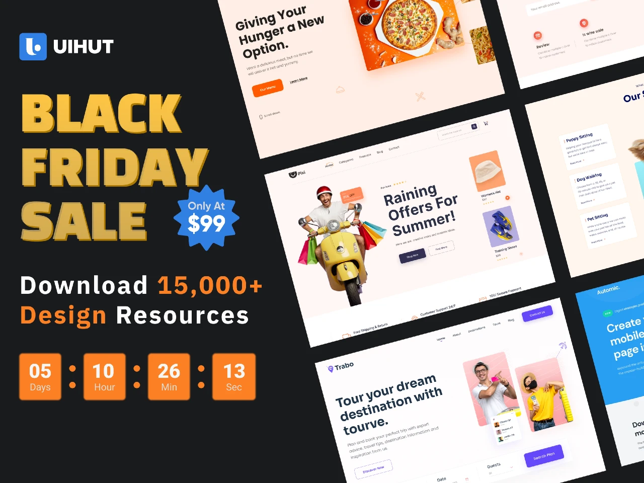 Black Friday Sale Download 15000+ Design resources for Figma and Adobe XD