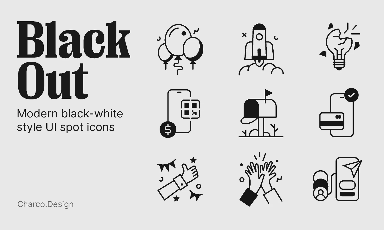 Blackout V1.2 for Figma and Adobe XD