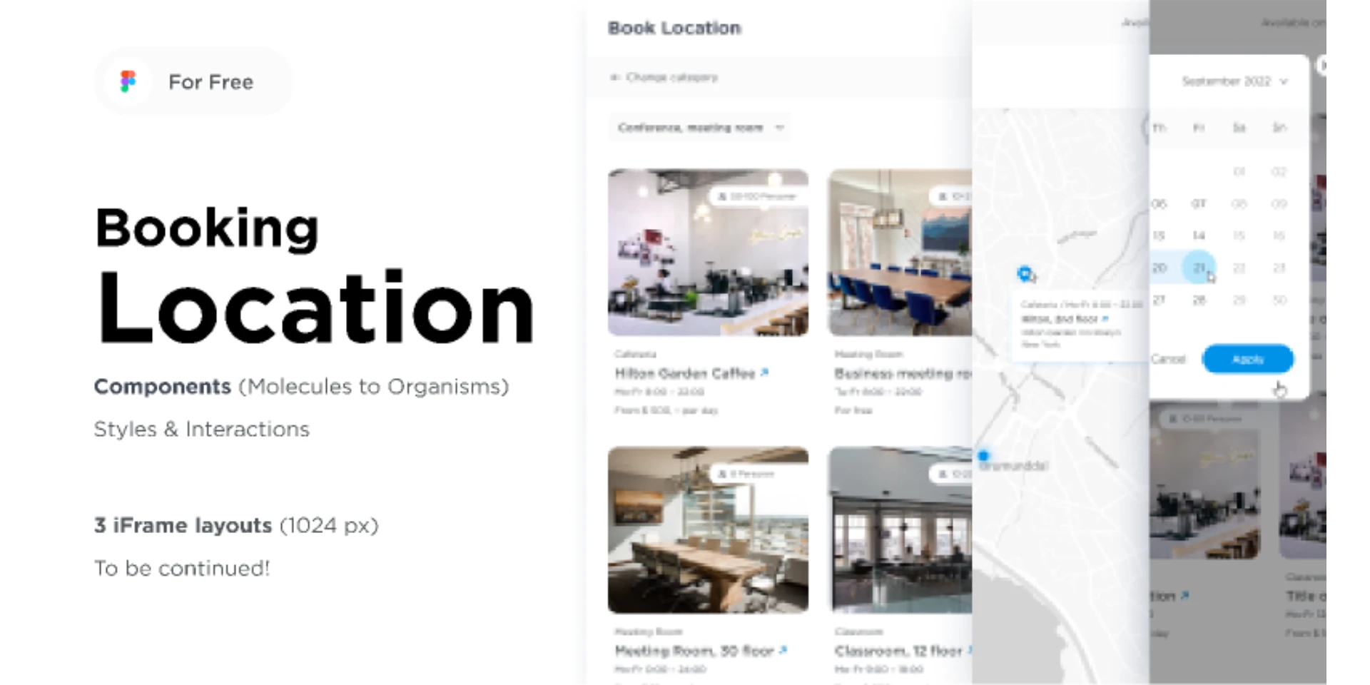 Book Location for Figma and Adobe XD