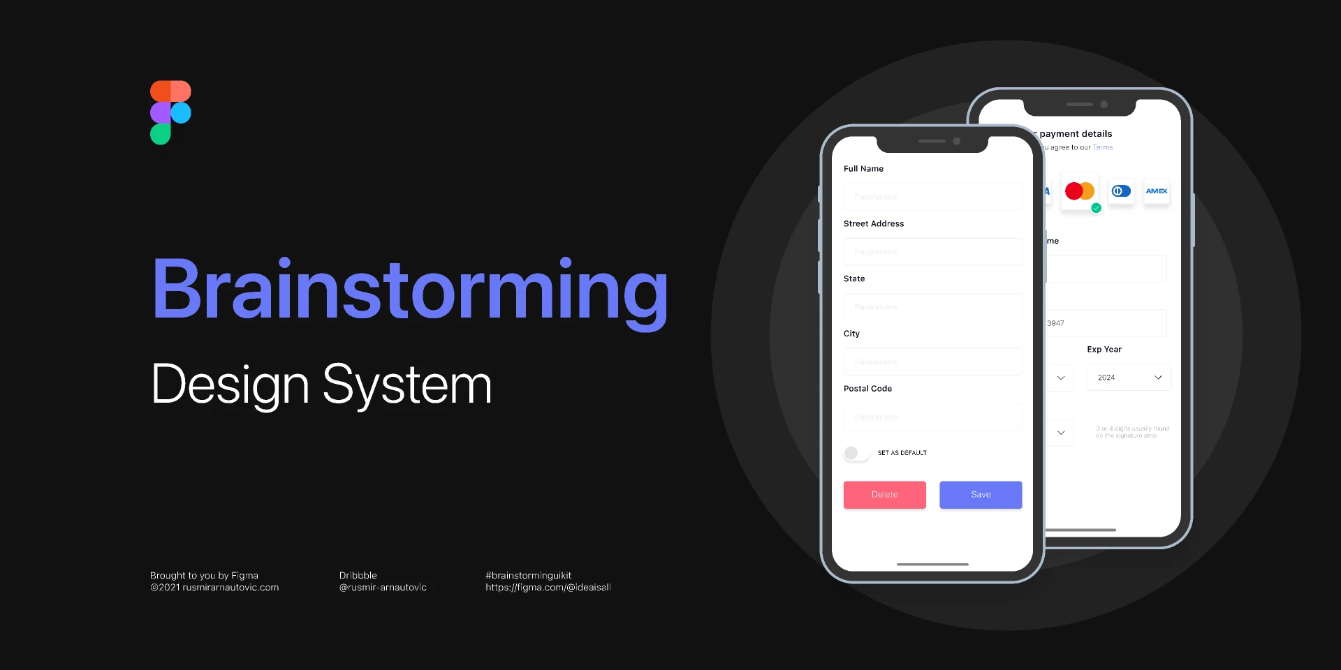 Brainstorming Design system for Figma and Adobe XD