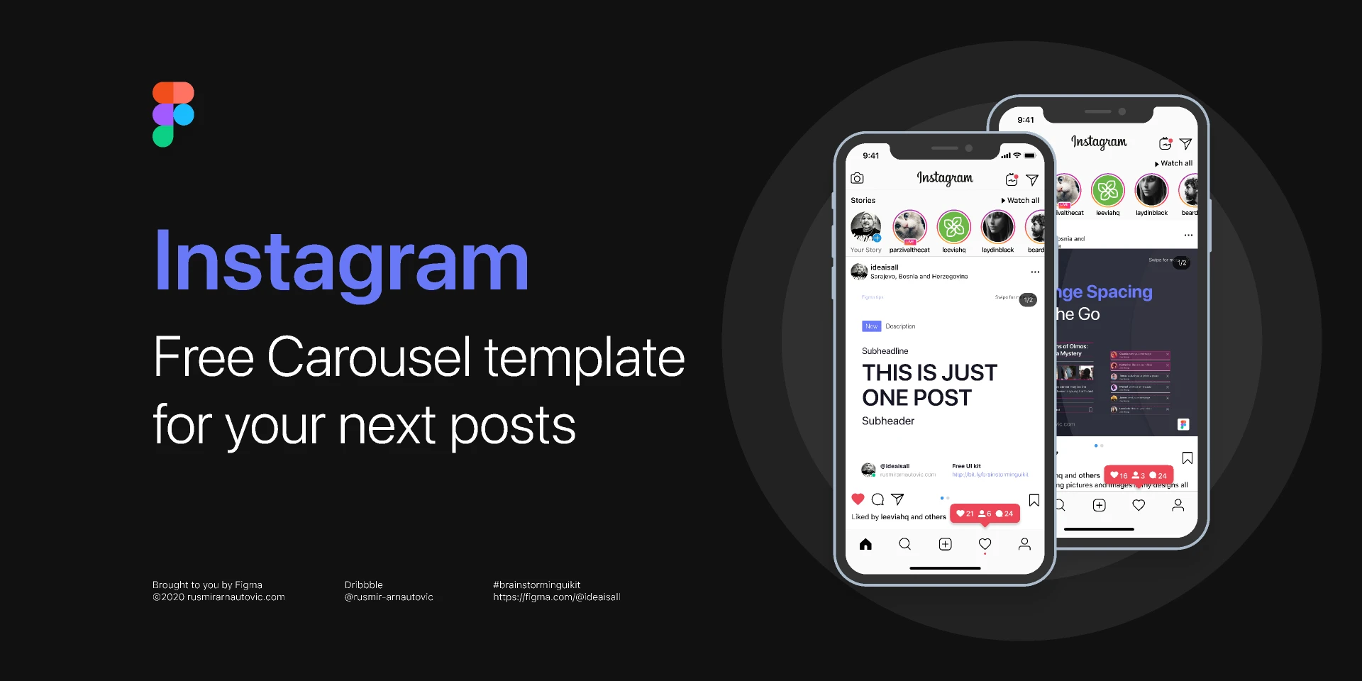 Brainstorming Instagram Carousels for Figma and Adobe XD