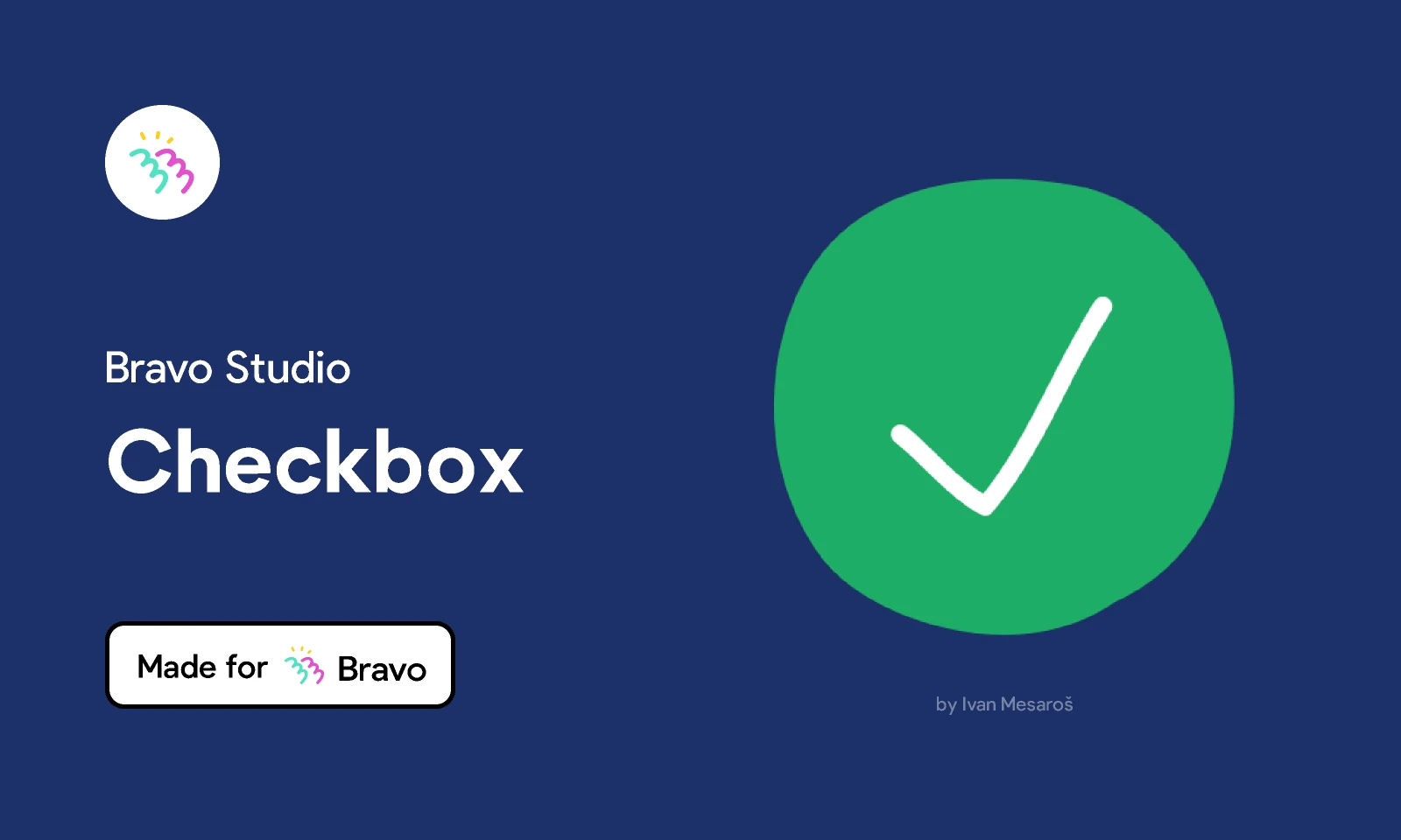 Bravo Sample: Checkbox for Figma and Adobe XD