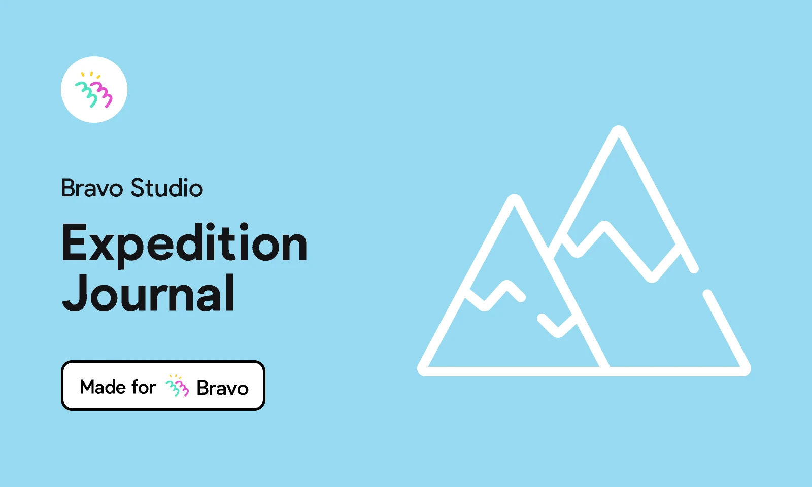 Bravo Sample: Expedition Journal app for Figma and Adobe XD
