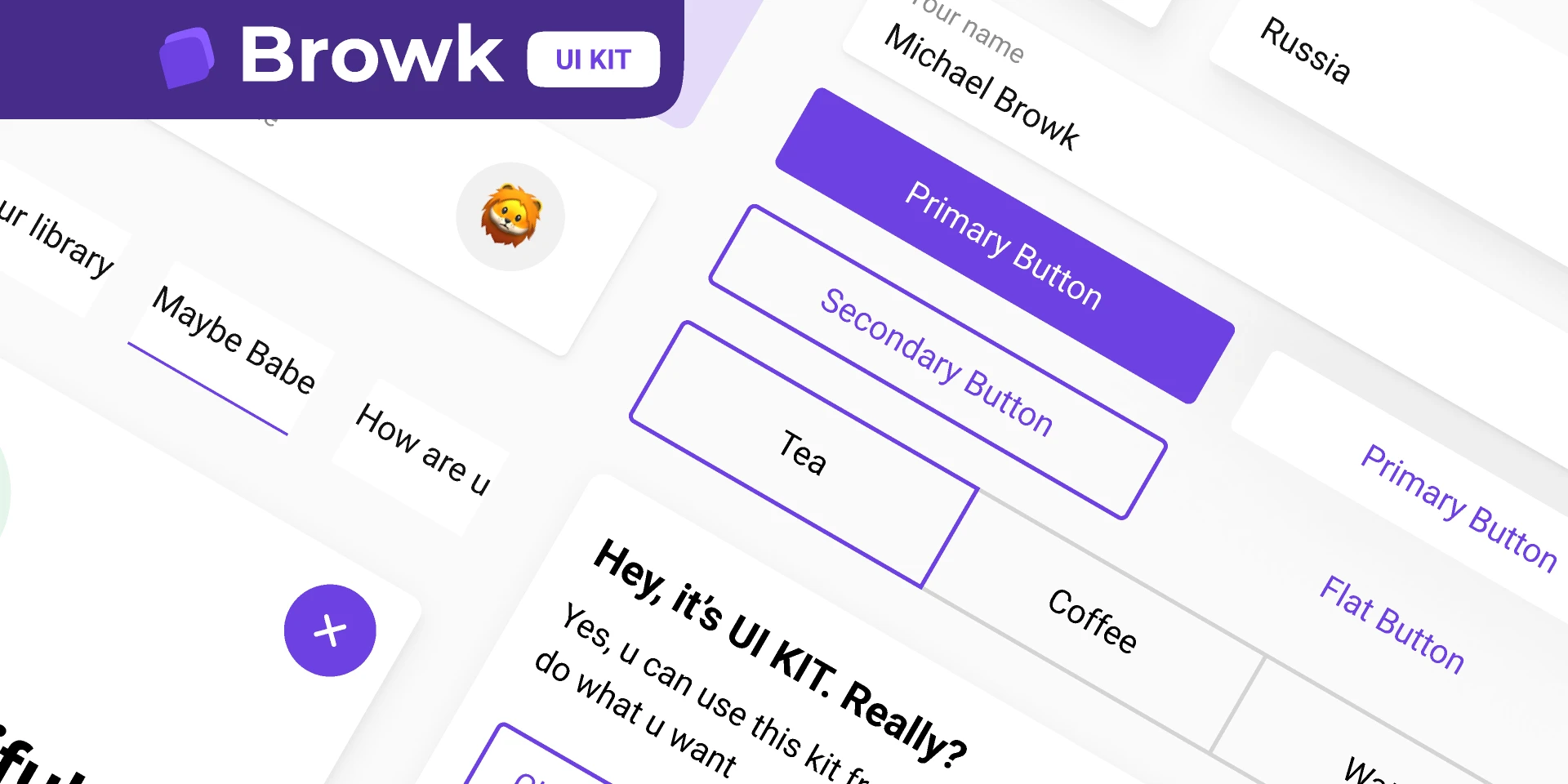 Browk UI KIT for Figma and Adobe XD