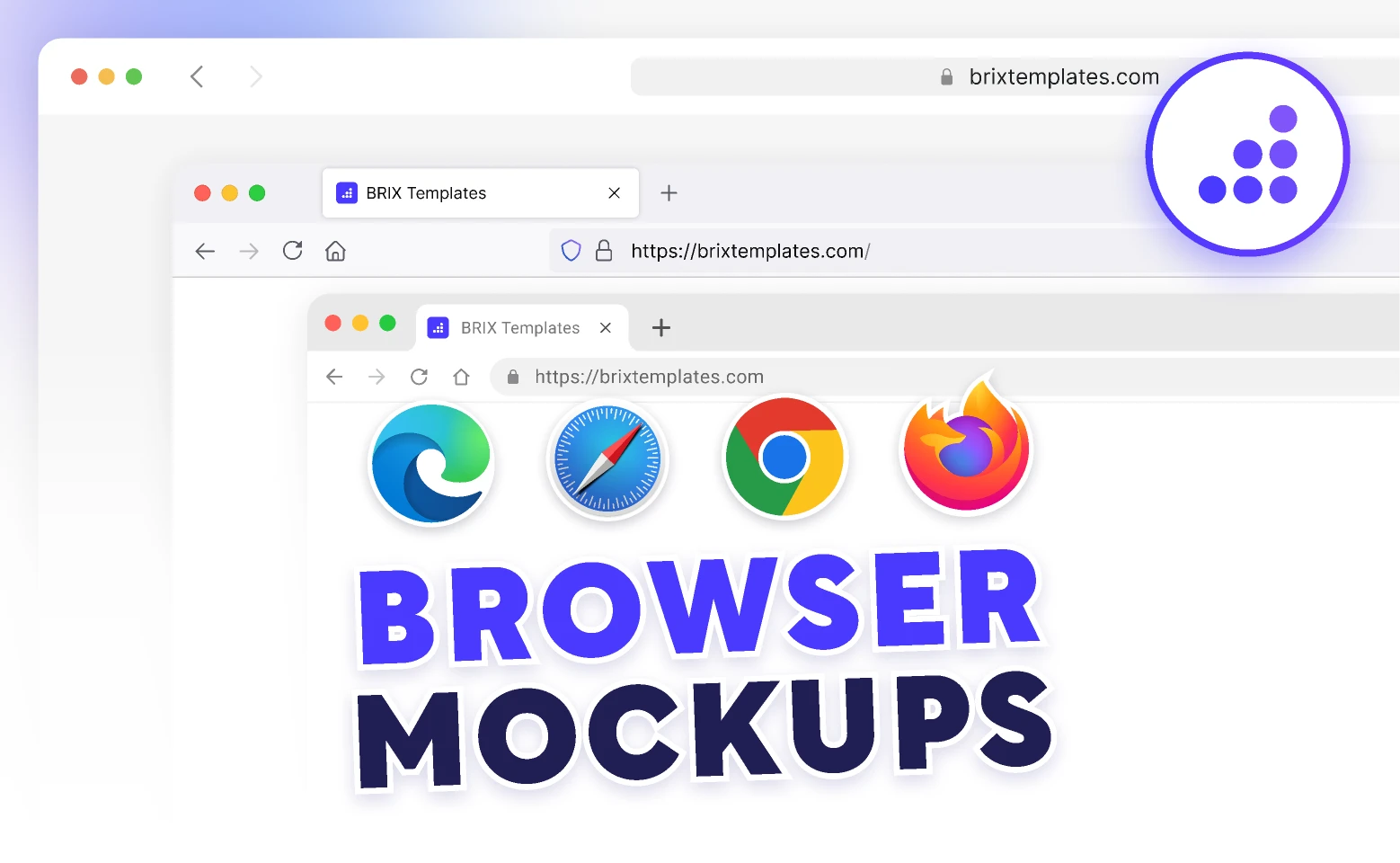 Browser Mockups Figma Template | BRIX Templates for Figma and Adobe XD