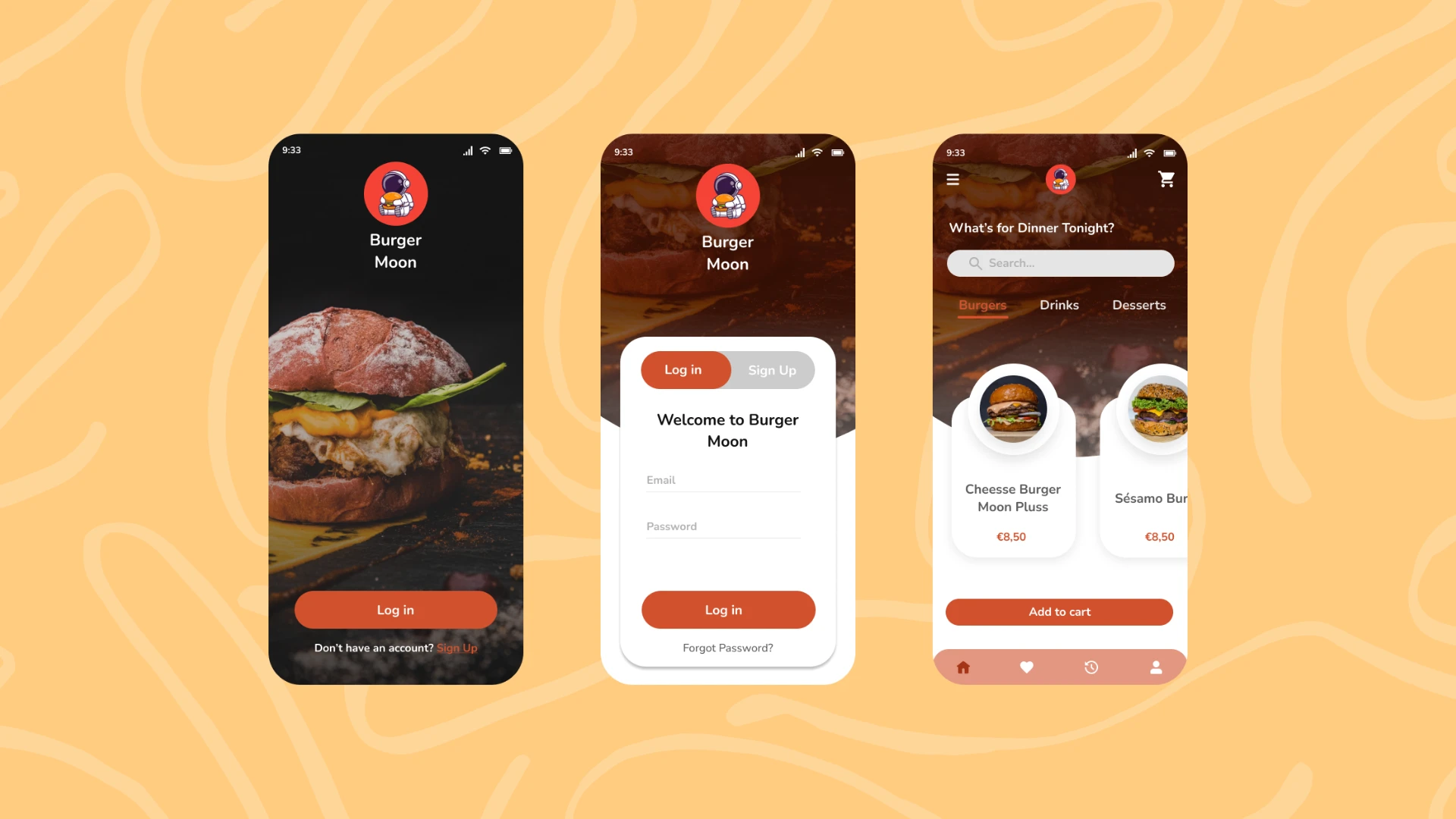 BurgerMoon for Figma and Adobe XD