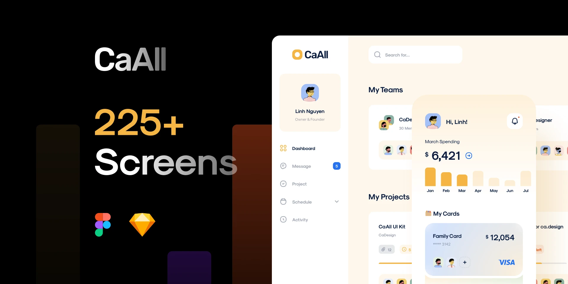 CaAll - Demo version (Community) for Figma and Adobe XD
