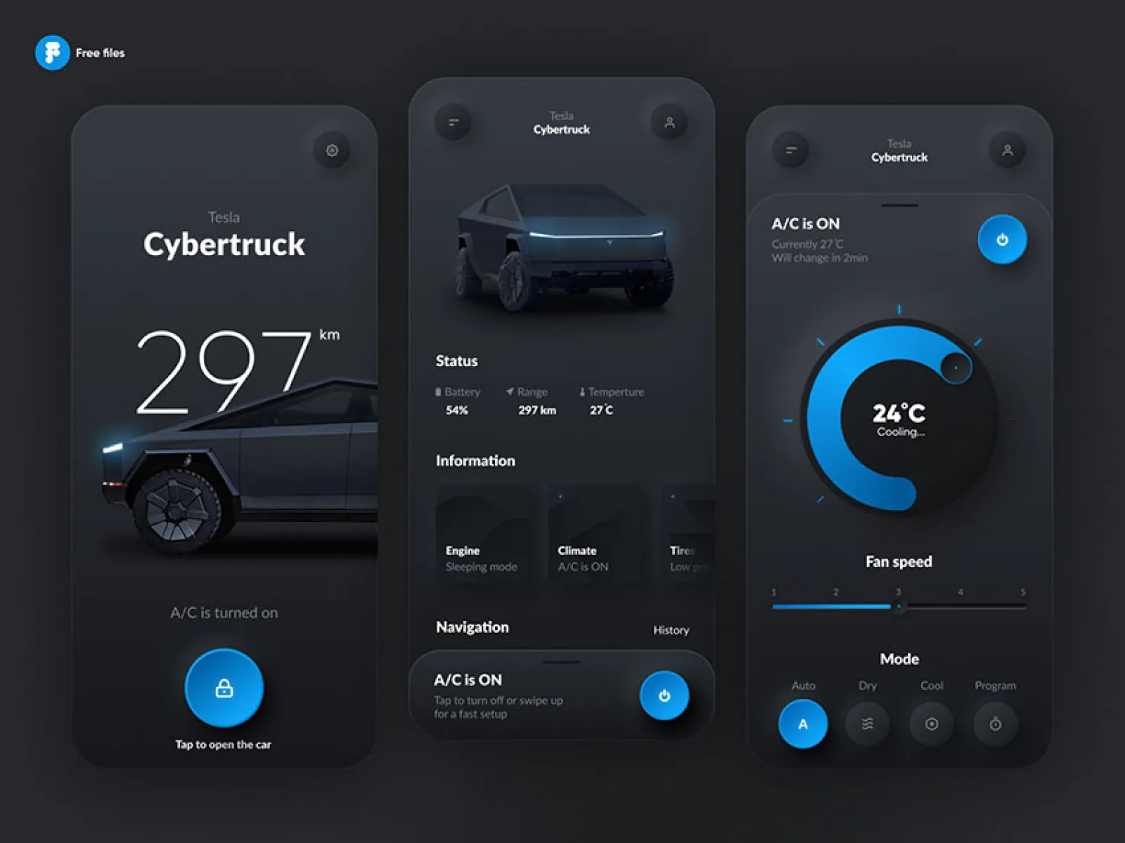 Car Setup App Design  - Free Figma Template