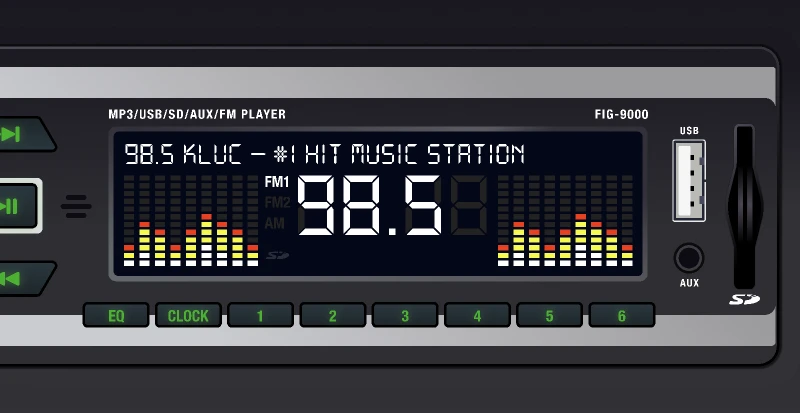 Car Stereo for Figma and Adobe XD